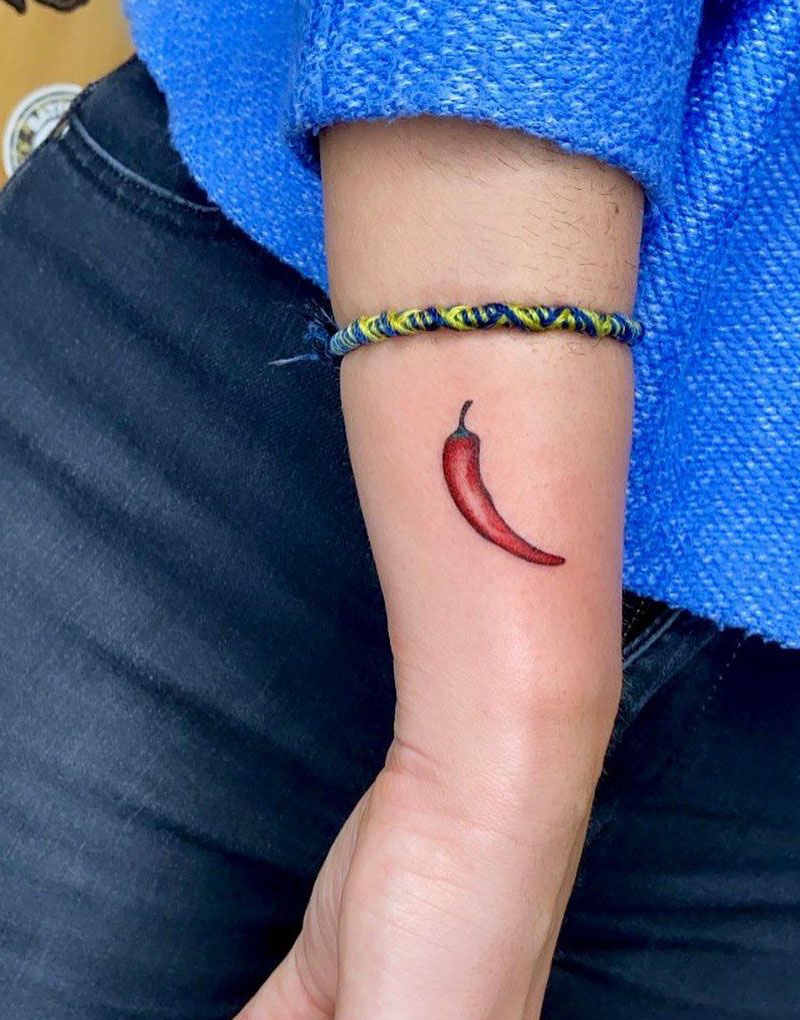 30 Pretty Chili Tattoos You Will Love