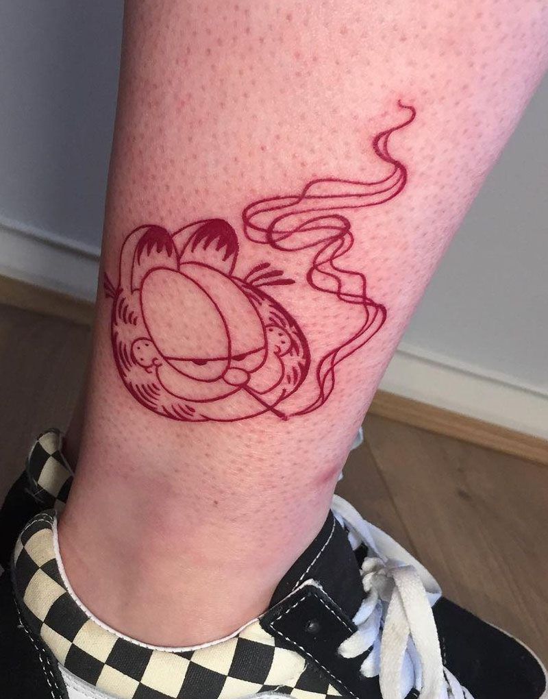 30 Cute Garfield Tattoos You Will Love