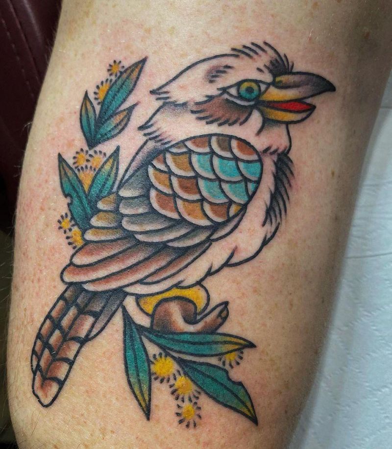 30 Pretty Kookaburra Tattoos You Can Copy