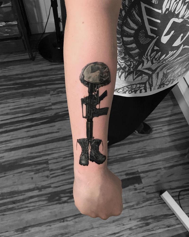 30 Pretty M16 Tattoos to Inspire You