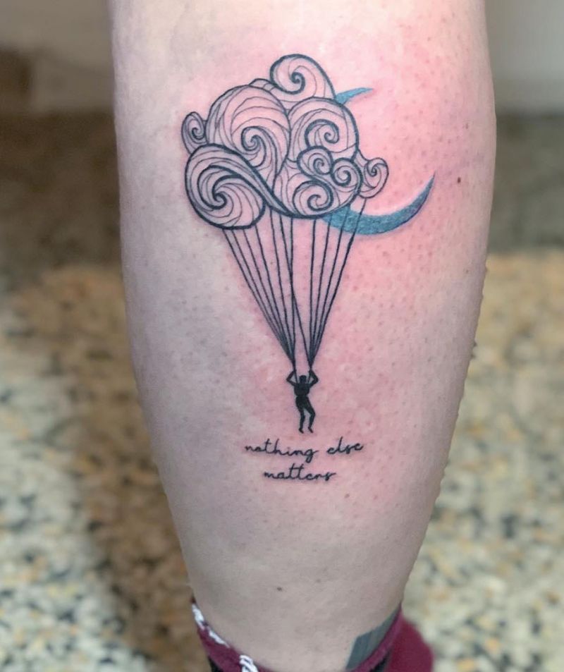 30 Unique Parachute Tattoos to Inspire You