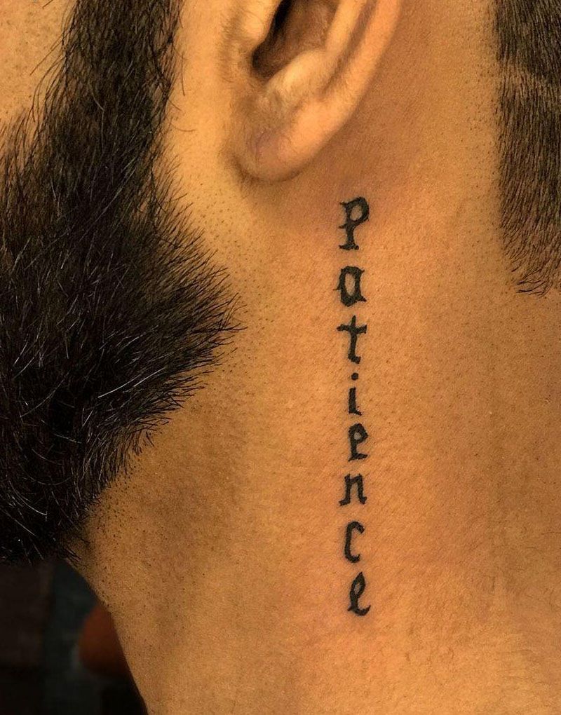 30 Pretty Patience Tattoos for Your Inspiration