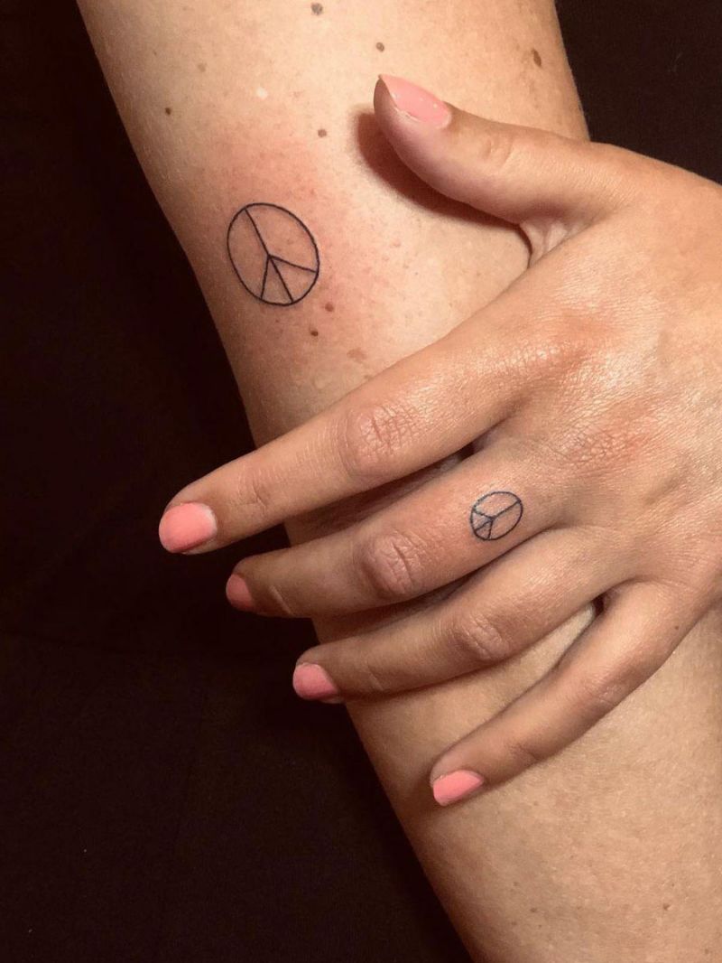 30 Pretty Peace Tattoos to Inspire You