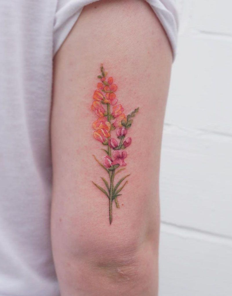 30 Pretty Snapdragon Tattoos to Inspire You