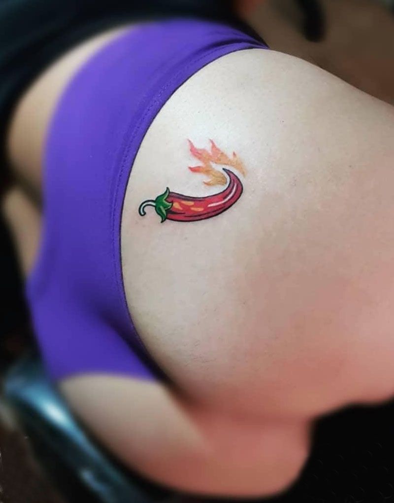 30 Pretty Chili Tattoos You Will Love