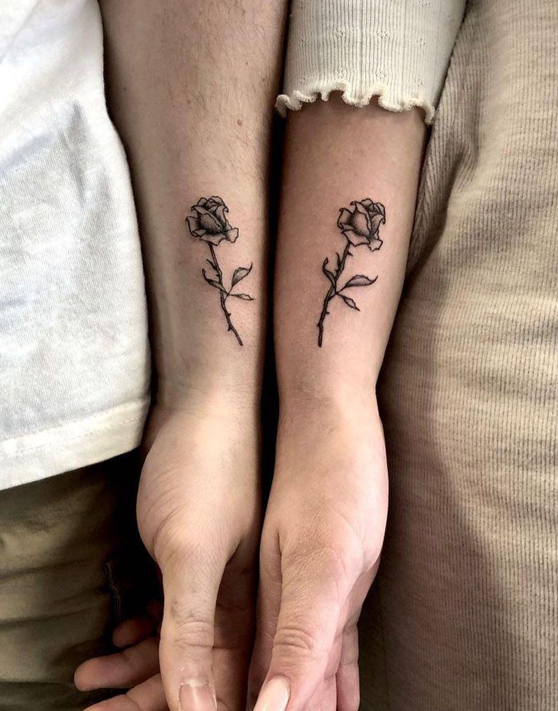 30 Pretty Couple Tattoos You Will Love