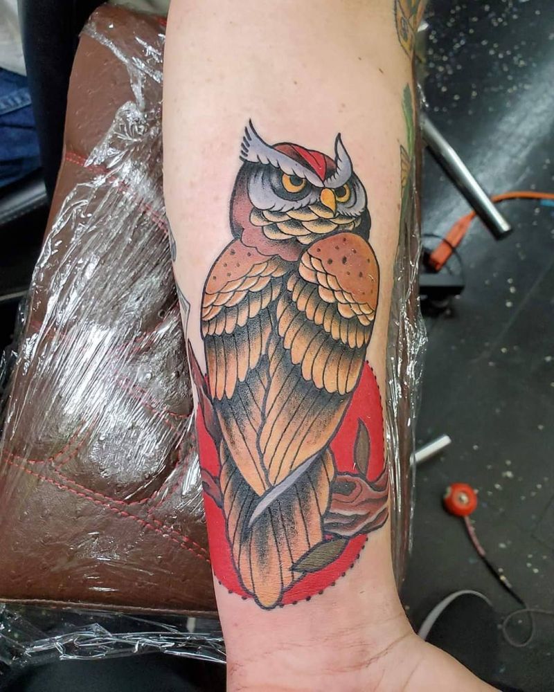 30 Gorgeous Great Horned Owl Tattoos You Must Try