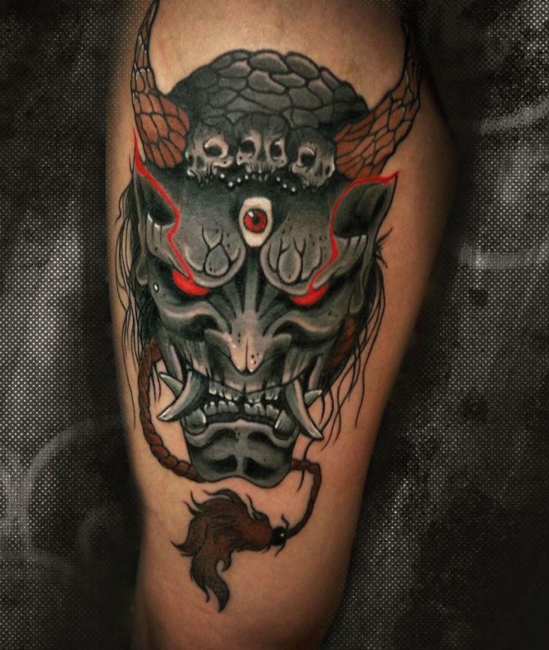 30 Unique Hannya Tattoos You Must Try