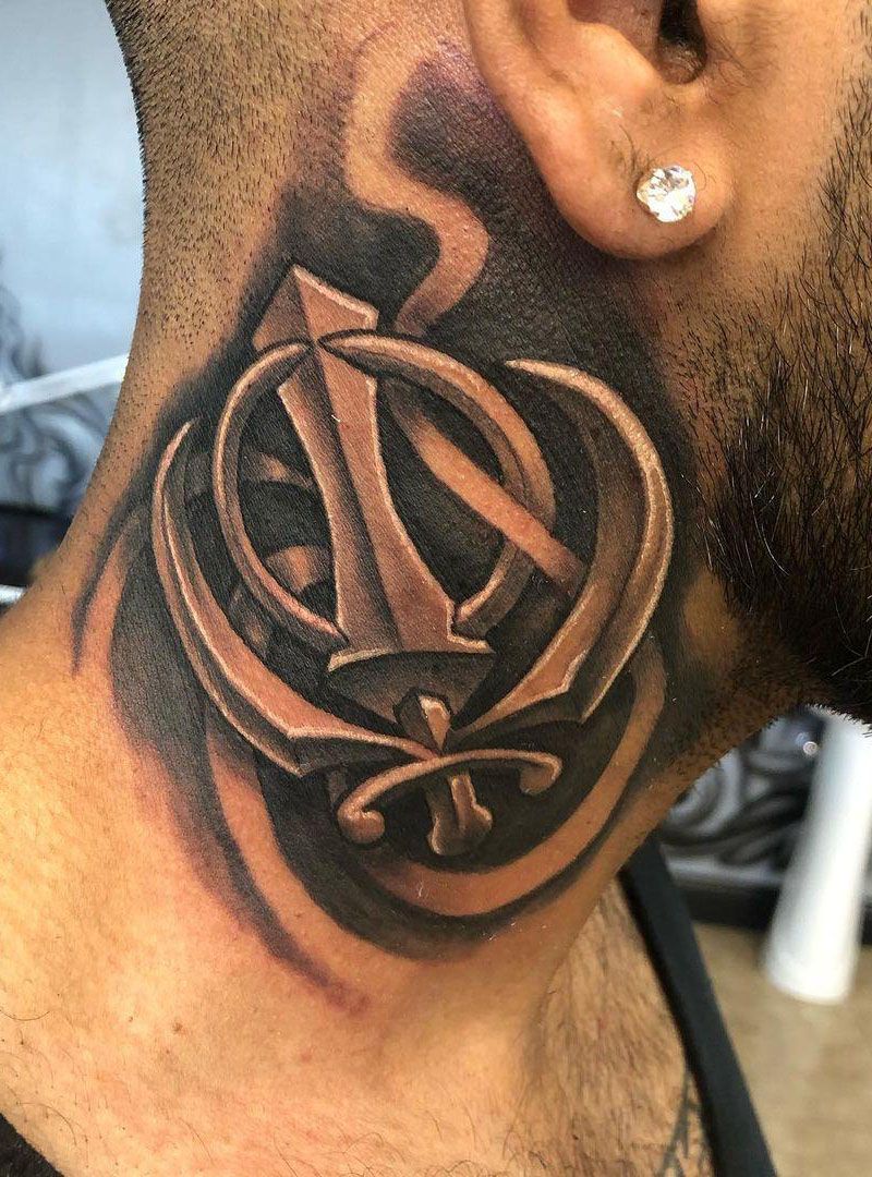 30 Pretty Khanda Tattoos You Can Copy