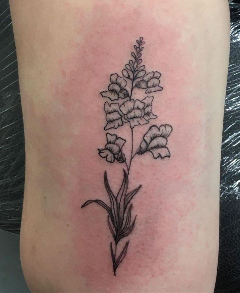 30 Pretty Snapdragon Tattoos to Inspire You