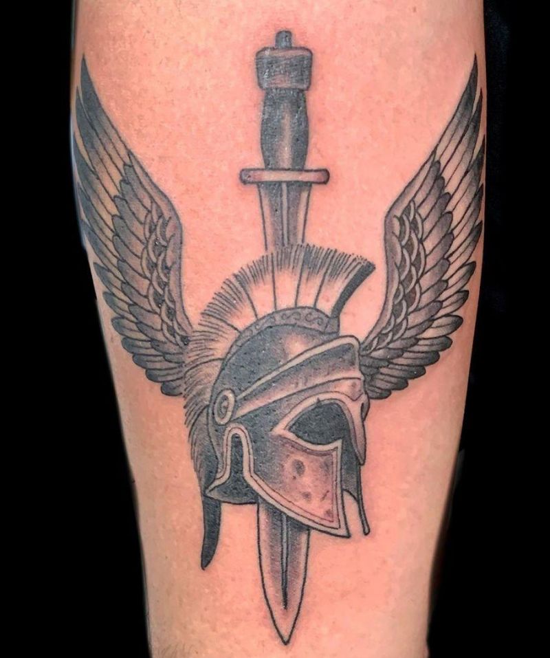 30 Great Spartan Tattoos You Can Copy