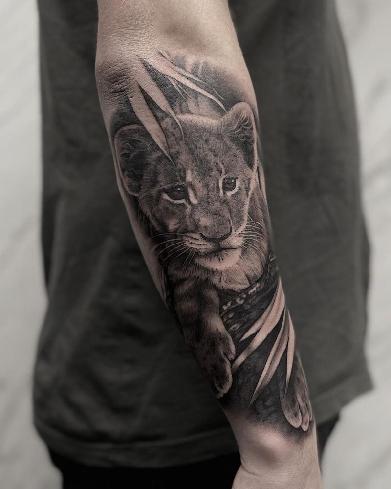 30 Adorable Baby Tiger Tattoos You Must Love