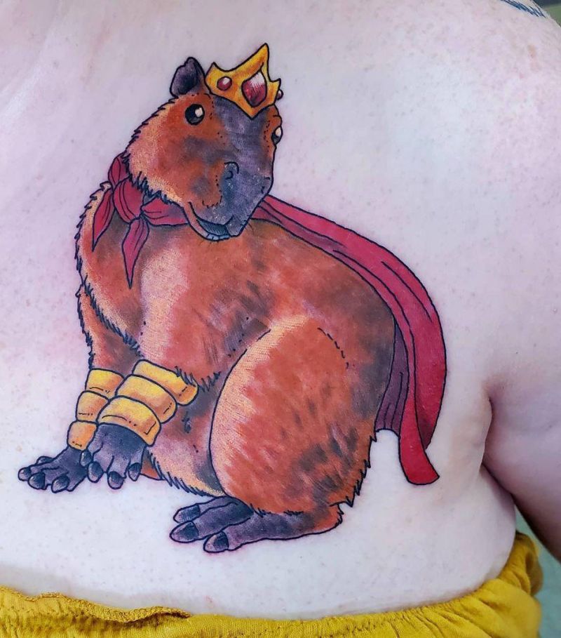 30 Pretty Capybara Tattoos You Can Copy