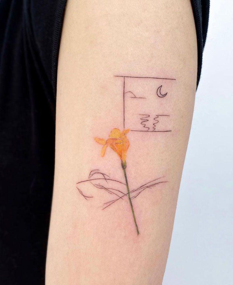 30 Pretty Freesia Tattoos You Must Love