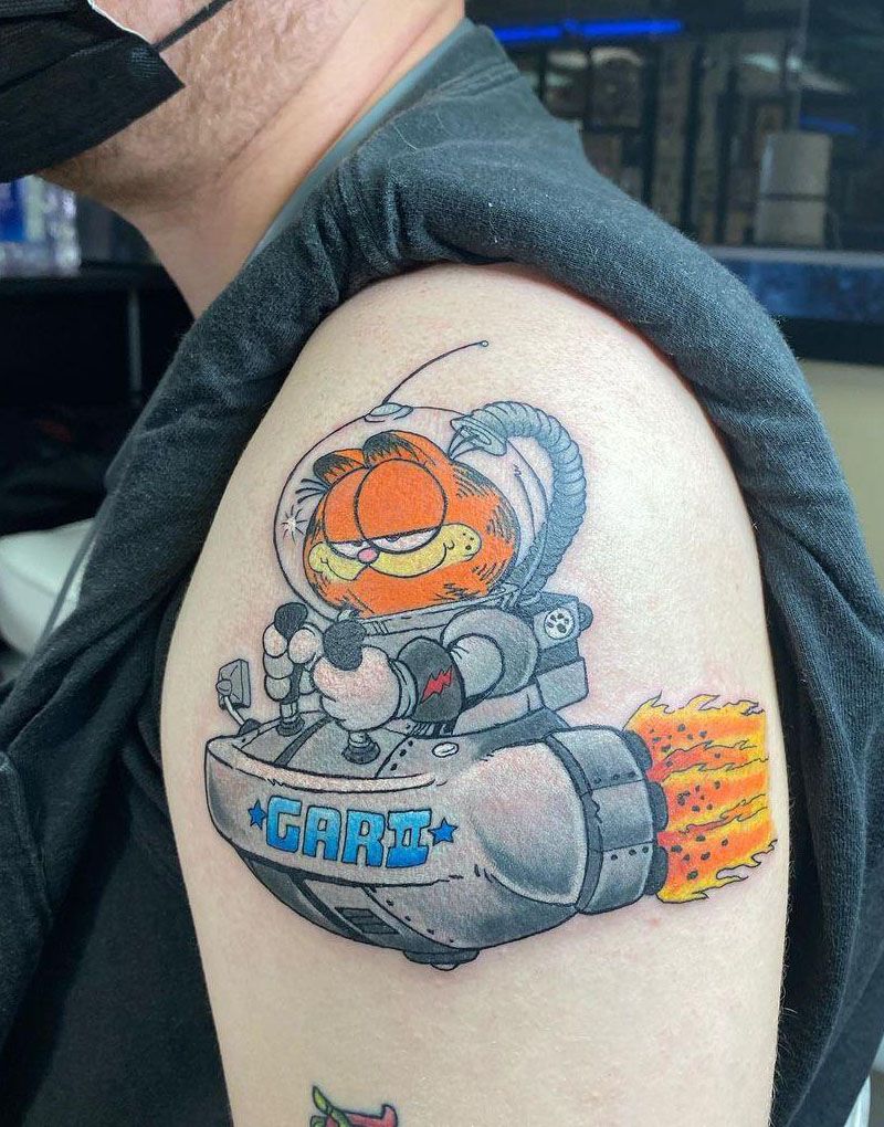 30 Cute Garfield Tattoos You Will Love