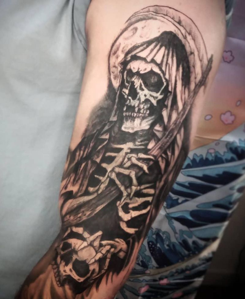 30 Gorgeous Grim Reaper Tattoos You Will Love