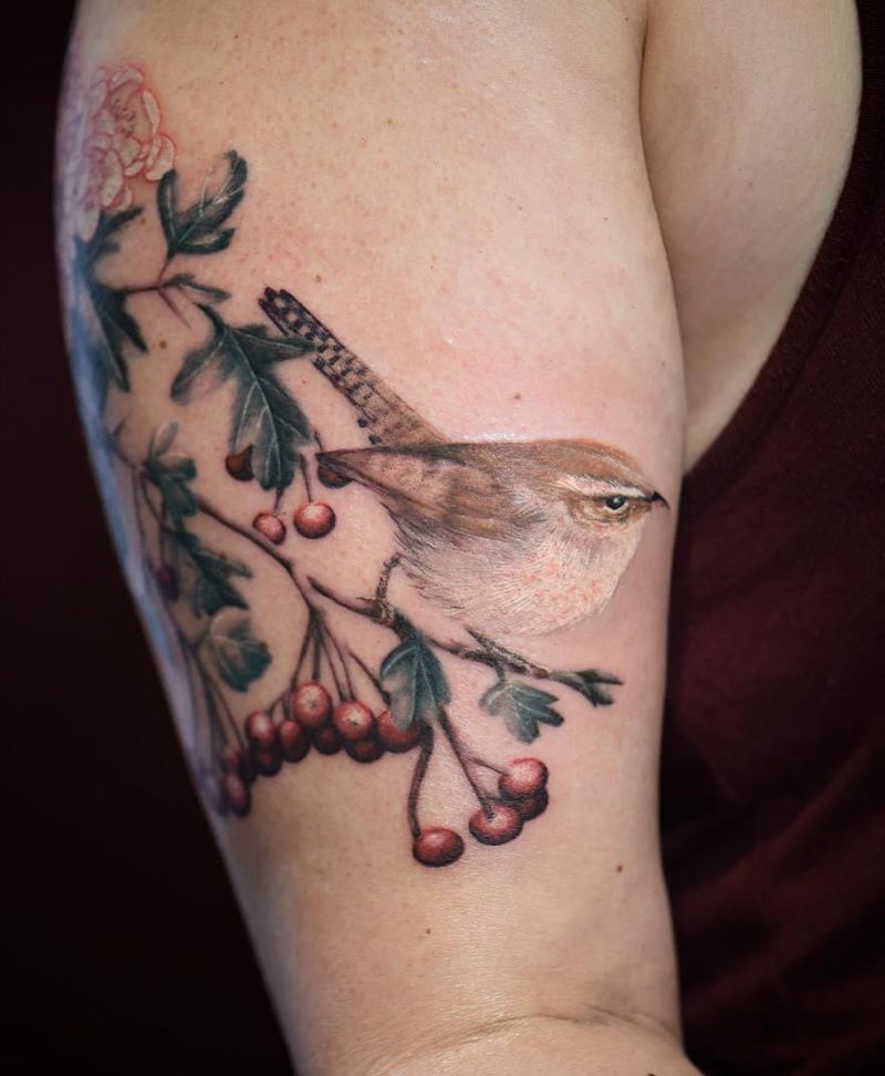 26 Pretty Hawthorn Tattoos You Can Copy