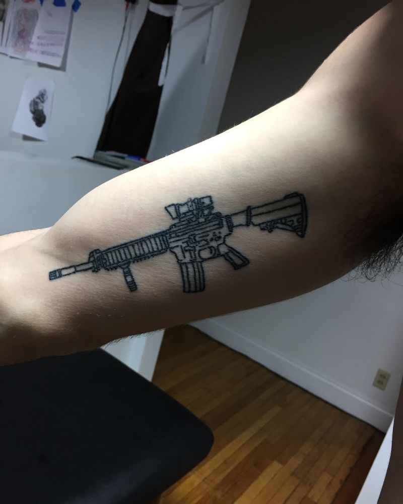 30 Pretty M16 Tattoos to Inspire You