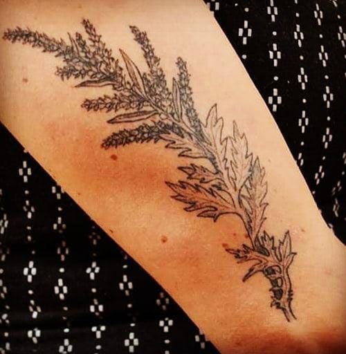 26 Pretty Mugwort Tattoos You Can Copy