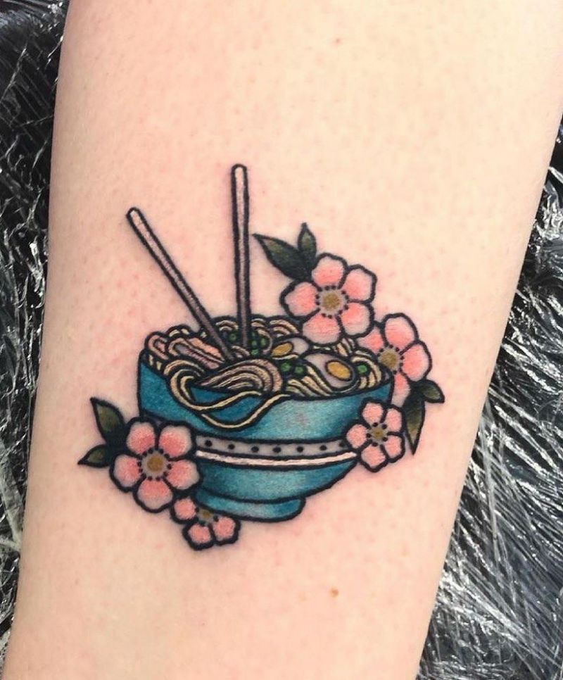 30 Pretty Noodle Tattoos You Will Love