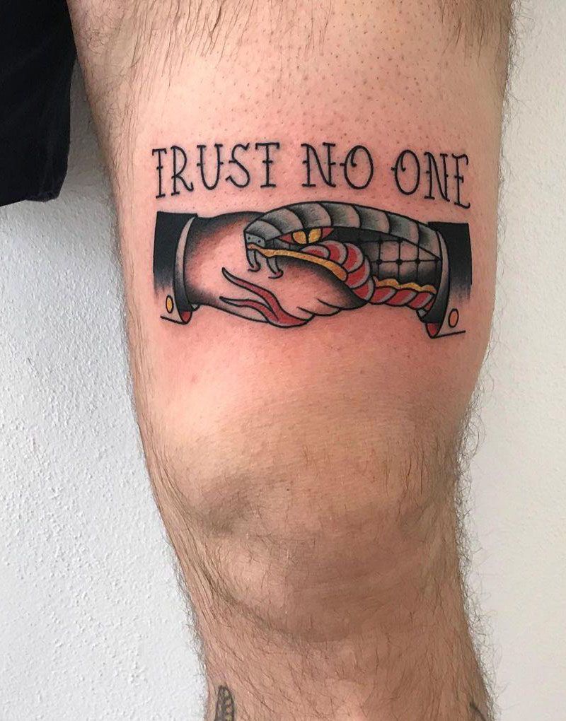 30 Pretty Trust No One Tattoos to Inspire You