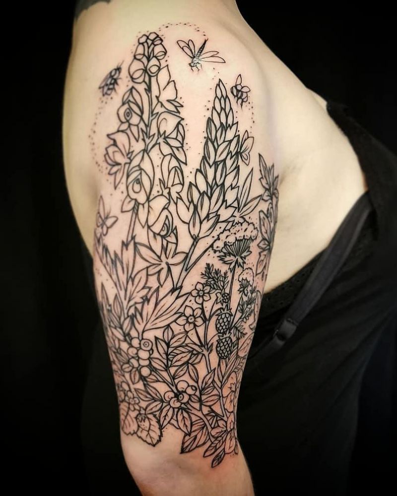 30 Pretty Wolfsbane Tattoos You Will Love