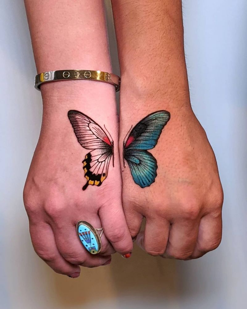 30 Pretty Couple Tattoos You Will Love