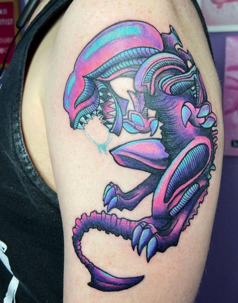 30 Unique Facehugger Tattoos for Your Inspiration