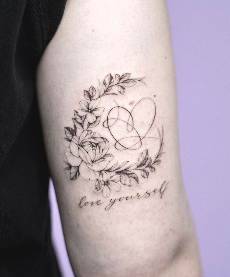 30 Pretty Love Yourself Tattoos You Must Try