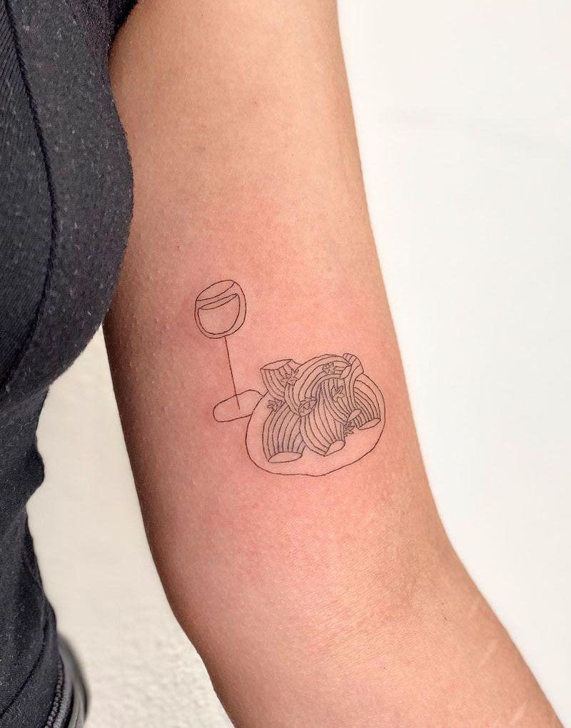 30 Pretty Noodle Tattoos You Will Love