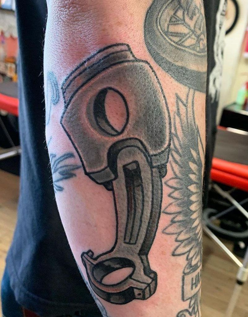 30 Pretty Piston Tattoos You Must Try