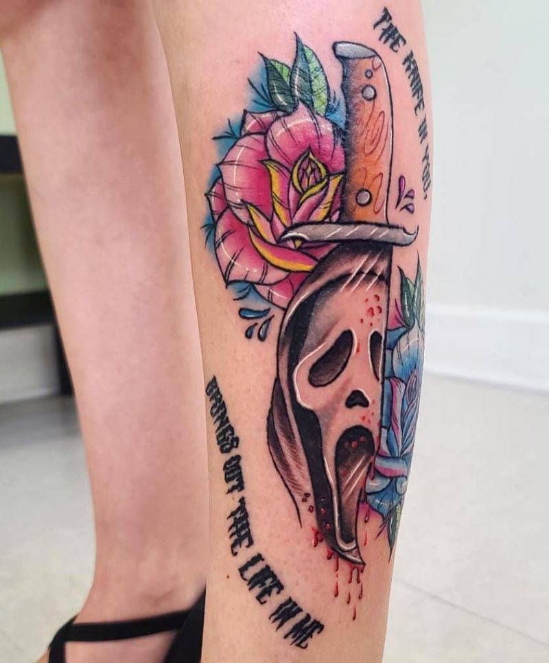 30 Pretty Scream Tattoos You Must Try