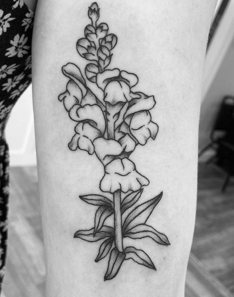 30 Pretty Snapdragon Tattoos to Inspire You