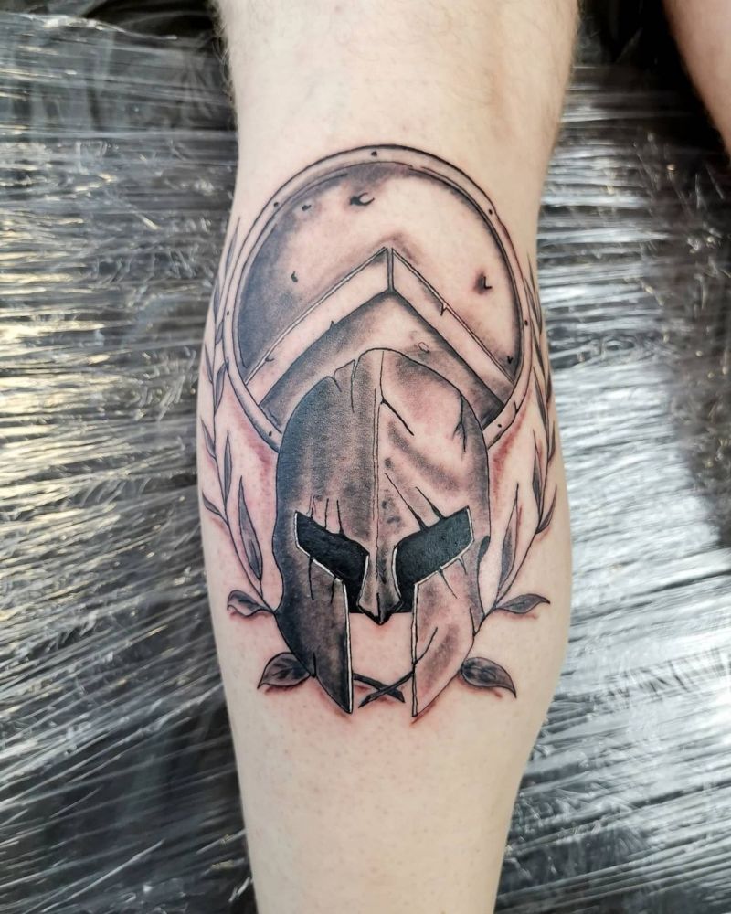 30 Great Spartan Tattoos You Can Copy