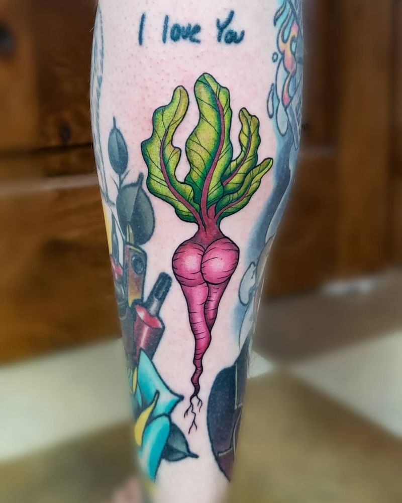 30 Pretty Beet Tattoos for Your Inspiration