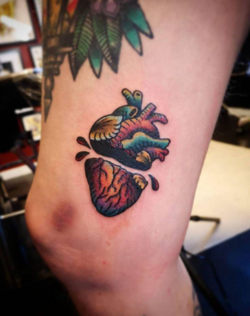 30 Pretty Broken Heart Tattoos You Must Love