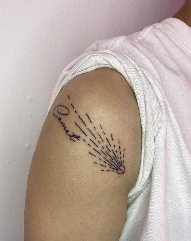 30 Pretty Comet Tattoos You Can Copy