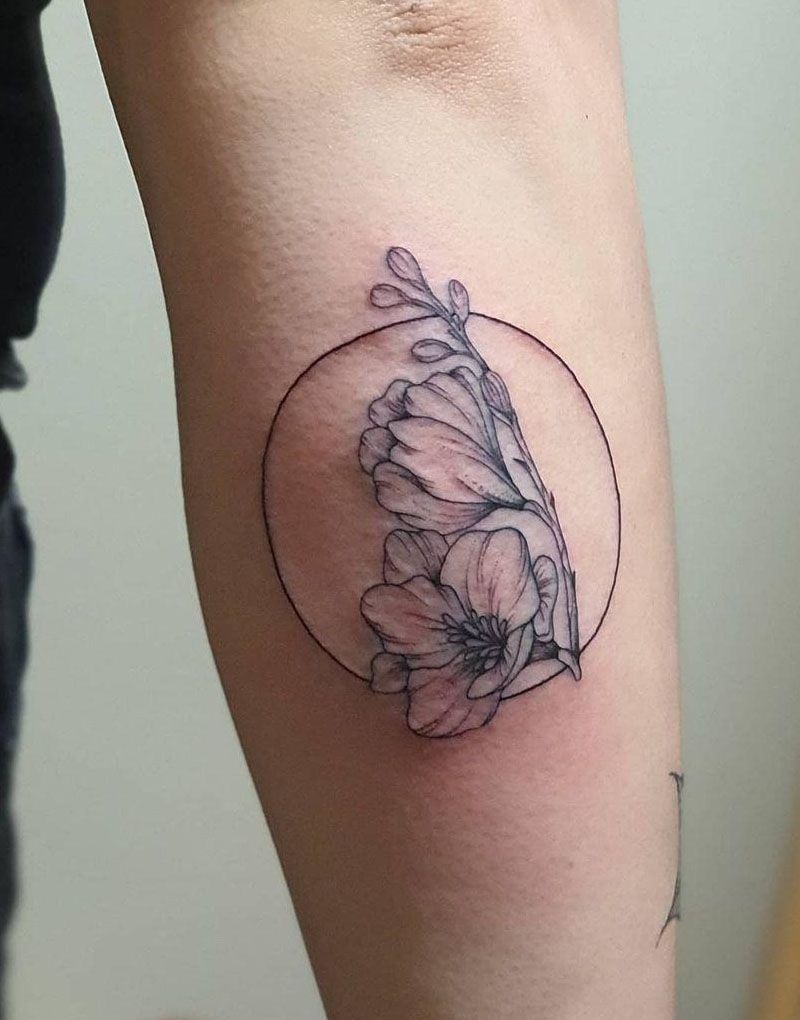 30 Pretty Freesia Tattoos You Must Love