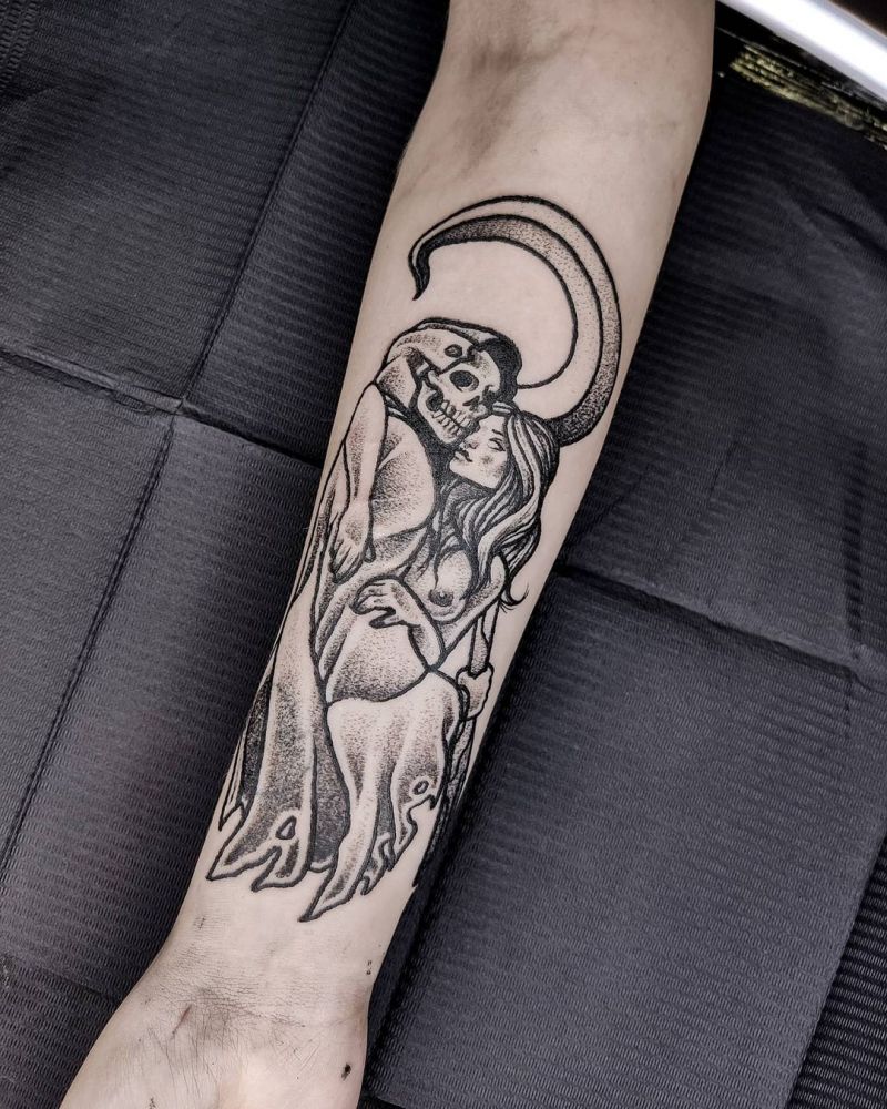 30 Gorgeous Grim Reaper Tattoos You Will Love