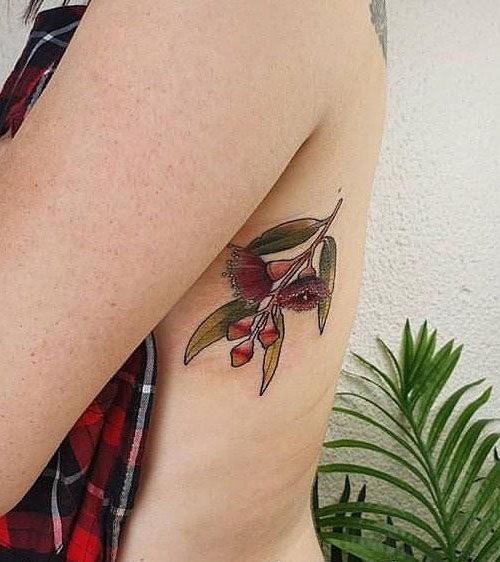 30 Pretty Gum Tree Tattoos You Will Love