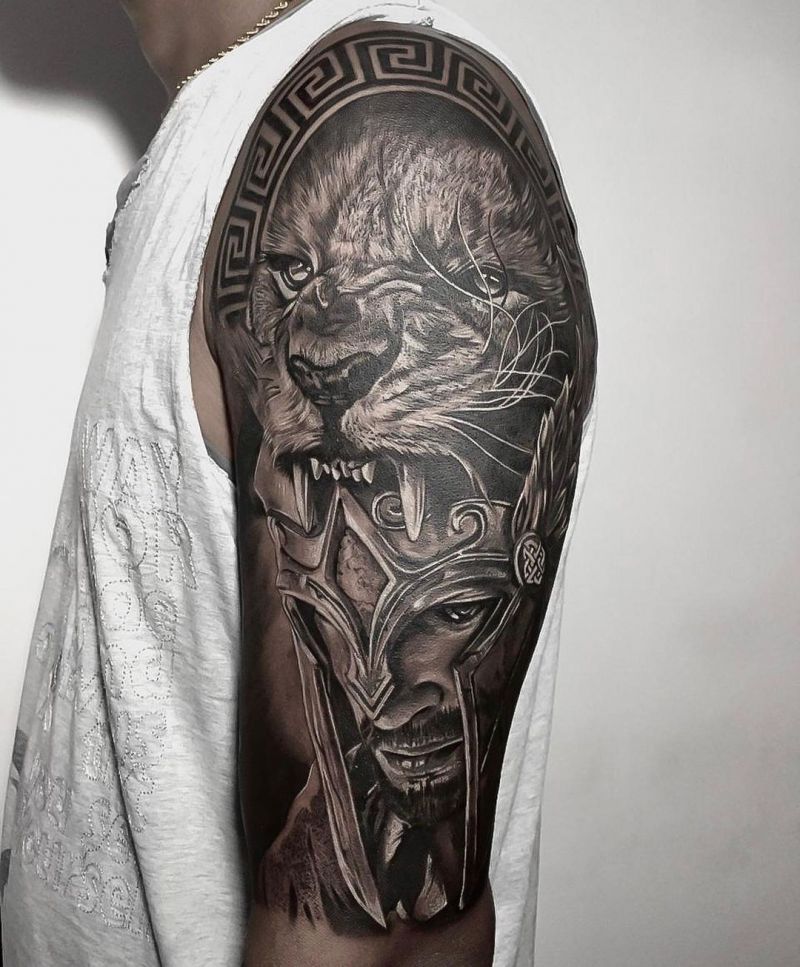 30 Great Spartan Tattoos You Can Copy