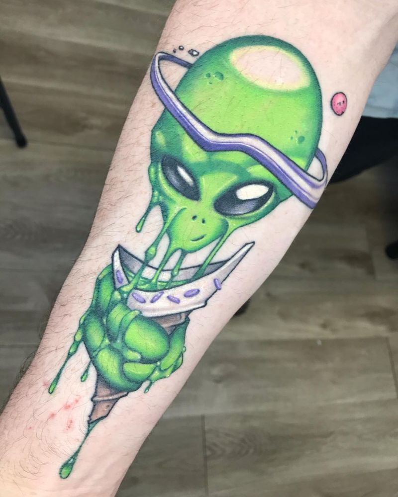 30 Unique Alien Tattoos You Can Copy