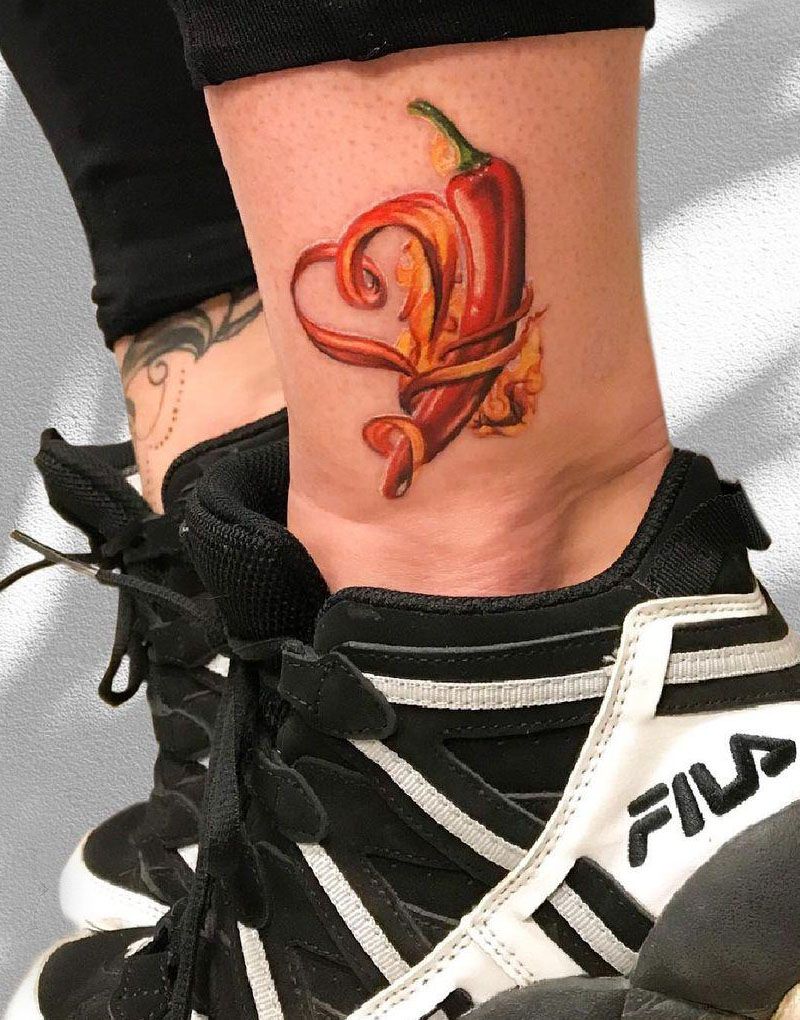 30 Pretty Chili Tattoos You Will Love