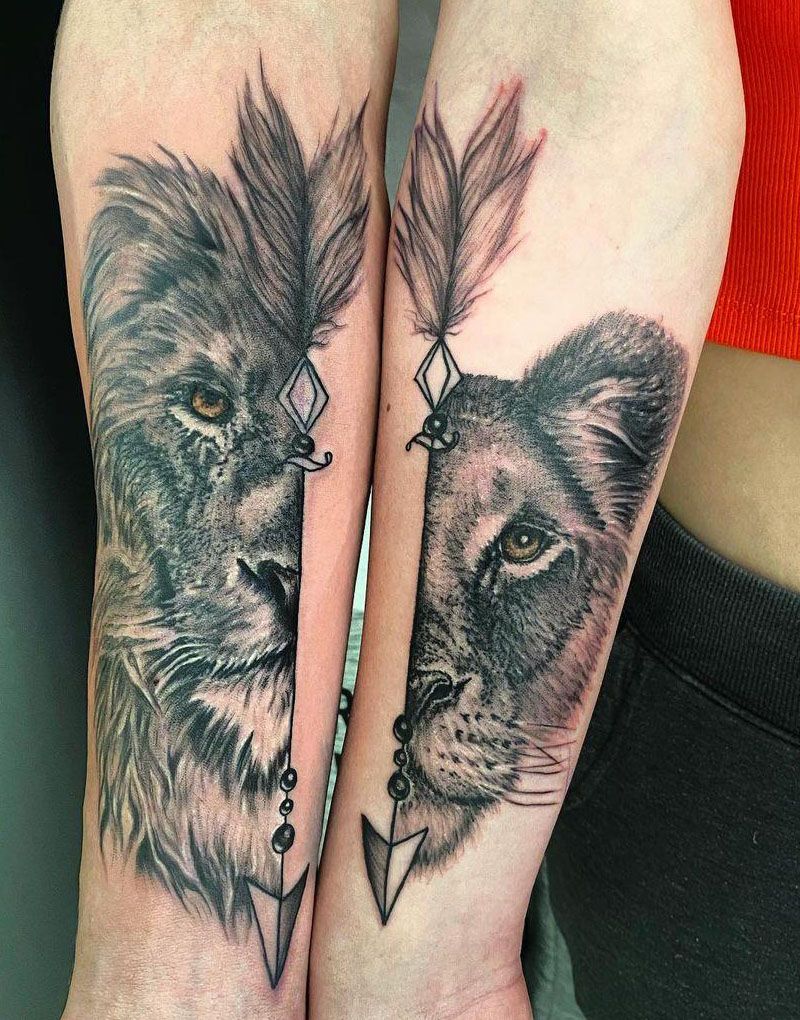 30 Pretty Couple Tattoos You Will Love