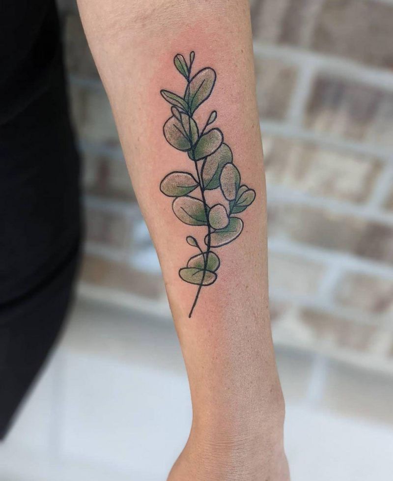 30 Pretty Eucalyptus Tattoos You Must Try