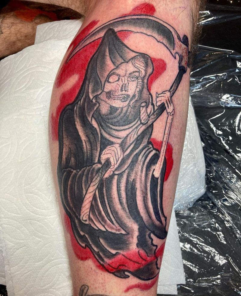 30 Gorgeous Grim Reaper Tattoos You Will Love