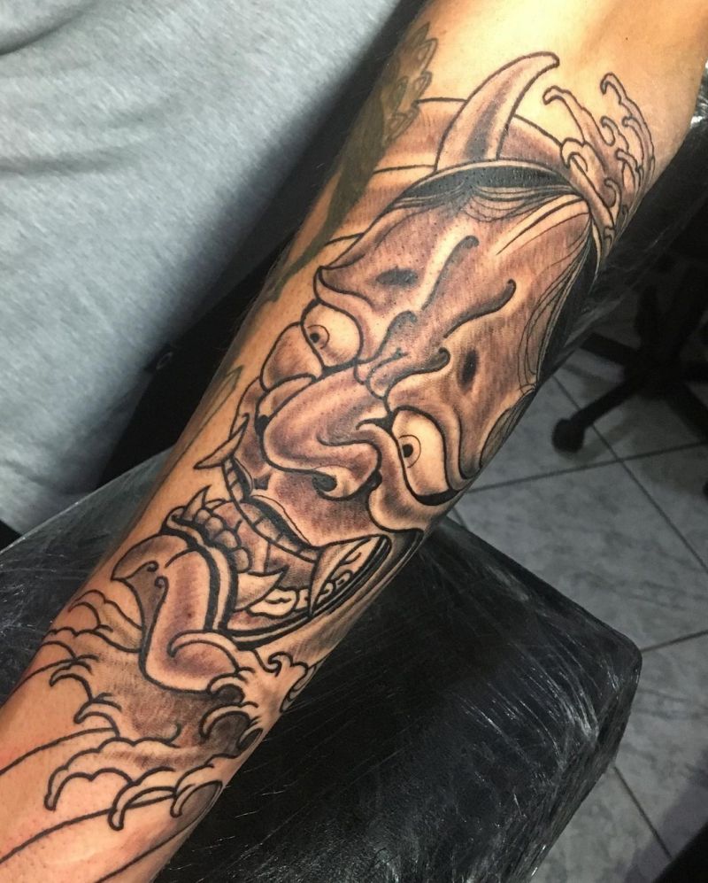 30 Unique Hannya Tattoos You Must Try