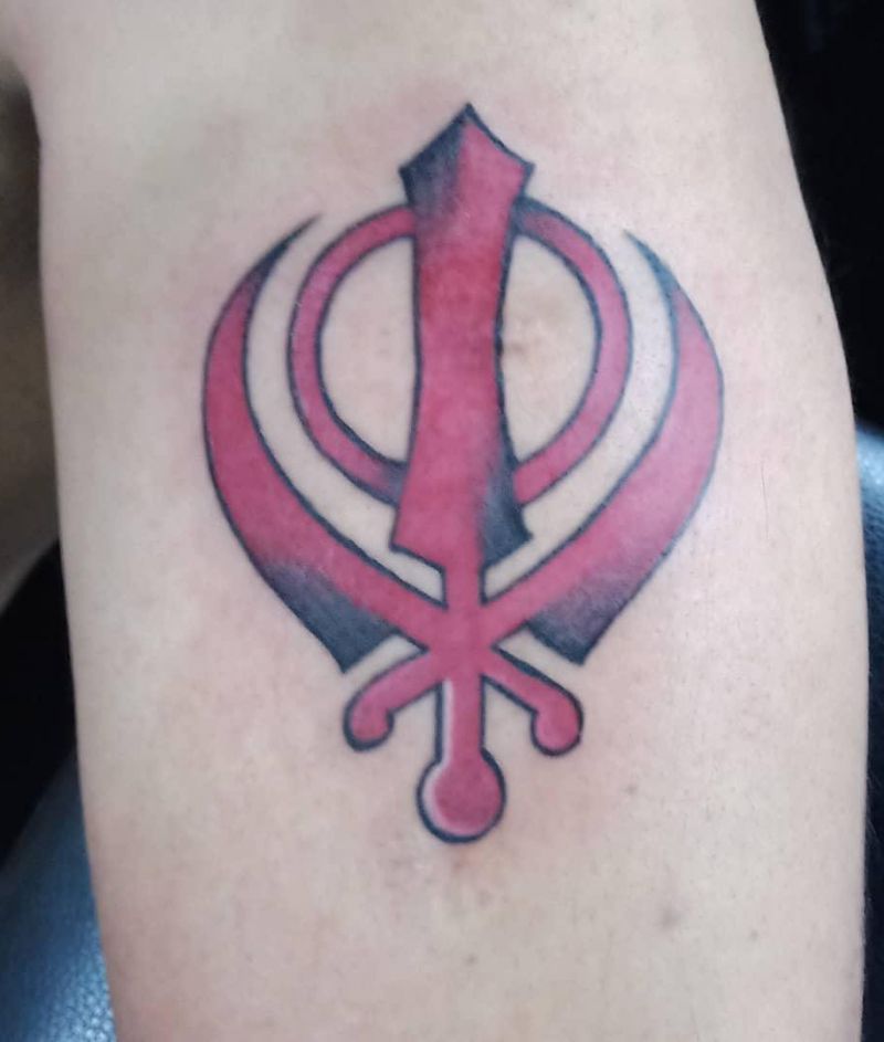 30 Pretty Khanda Tattoos You Can Copy