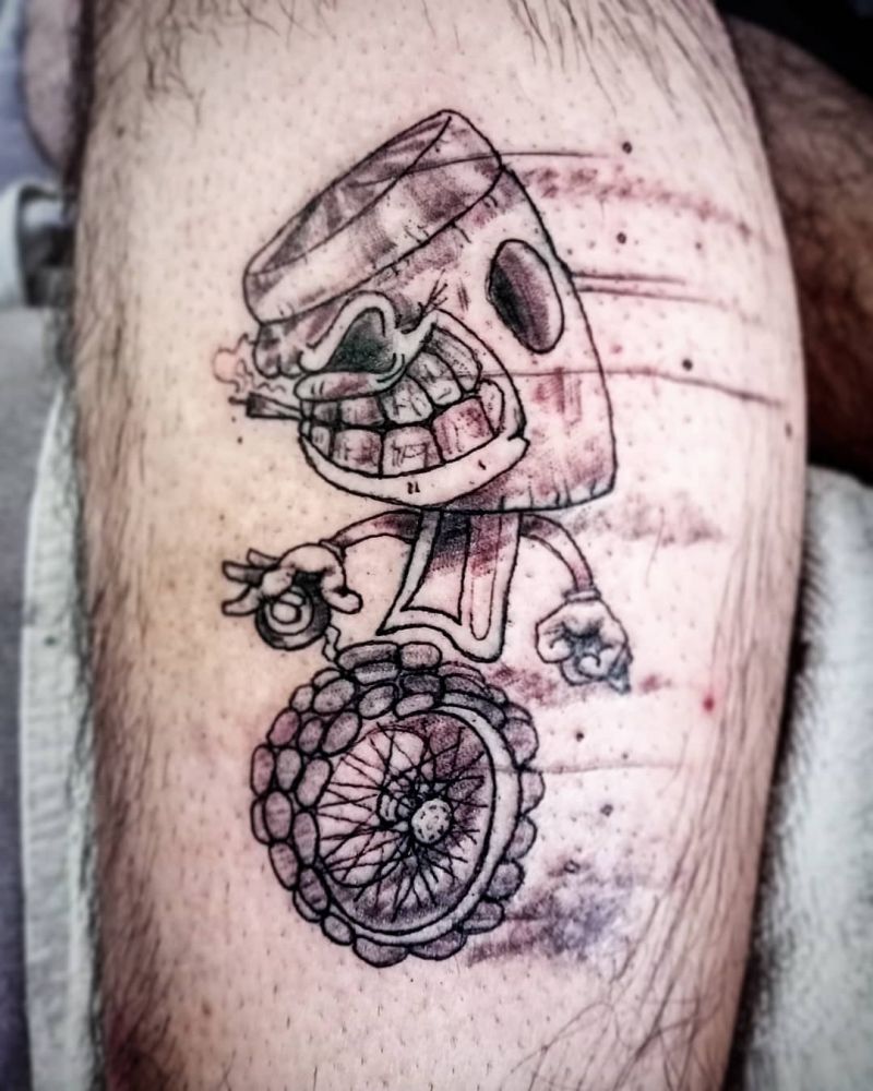 30 Pretty Piston Tattoos You Must Try