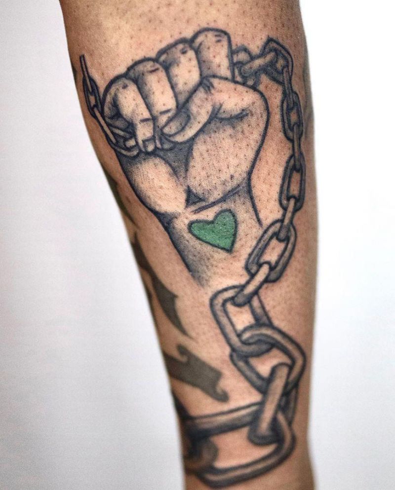 30 Pretty Raised Fist Tattoos to Inspire You